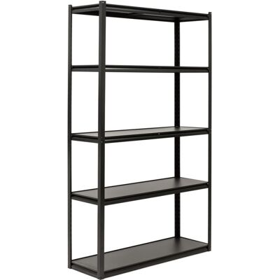 Kovový regál 200x120x40 cm 5 polic SPRINGOS HA5284 černý Kovový regál 200x120x40 cm 5 polic SPRINGOS HA5284 černý