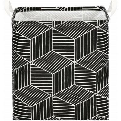Úložný box 35 l skládací SPRINGOS HA0105 černo-krémový Úložný box 35 l skládací SPRINGOS HA0105 černo-krémový