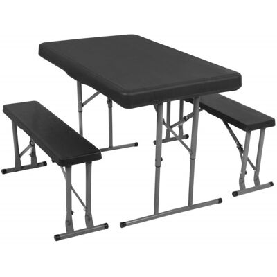 Pivní set pro 6 osob 105x64 cm SPRINGOS GF0097 černý Pivní set pro 6 osob 105x64 cm SPRINGOS GF0097 černý