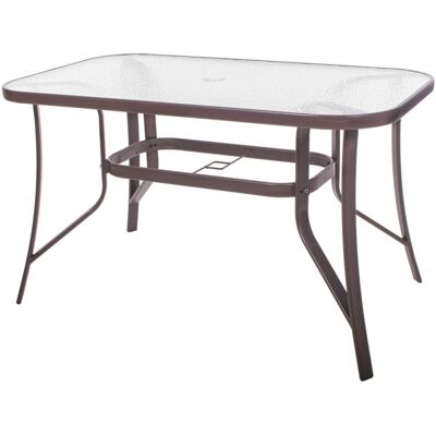 Zahradní stůl 120x70 cm SPRINGOS TOSCANA GF0076 hnědý Zahradní stůl 120x70 cm SPRINGOS TOSCANA GF0076 hnědý
