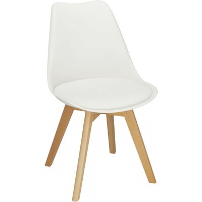 Designová židle SPRINGOS VERDE DC0016 bílá Designová židle SPRINGOS VERDE DC0016 bílá