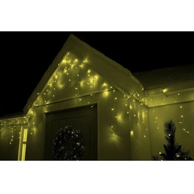 Springos LED krápníky - 10,5m, 200LED, 8-funkcí, IP44, teplá bílá Springos LED krápníky - 10,5m, 200LED, 8-funkcí, IP44, teplá bílá