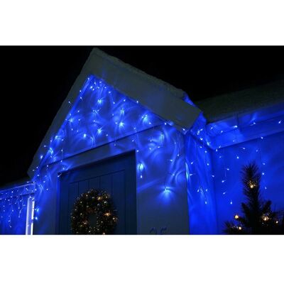 Springos LED krápníky - 22,5m, 500LED, 8 funkcí, IP44, modrá Springos LED krápníky - 22,5m, 500LED, 8 funkcí, IP44, modrá