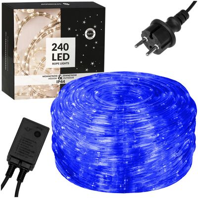 Springos LED světelná hadice - 20m, 480LED, 8 funkcí, IP44, modrá Springos LED světelná hadice - 20m, 480LED, 8 funkcí, IP44, modrá