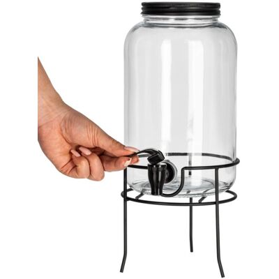 Skleněná nádoba s kohoutkem a stojanem 3,2 l SPRINGOS KI0195 Skleněná nádoba s kohoutkem a stojanem 3,2 l SPRINGOS KI0195