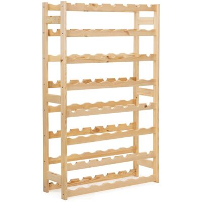 Stojan na víno 56 lahví SPRINGOS WF0004 přírodní Stojan na víno 56 lahví SPRINGOS WF0004 přírodní