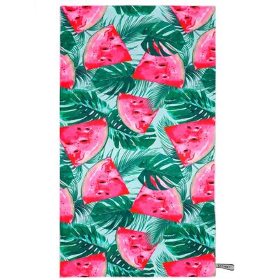 Springos Rychleschnoucí ručník 100x180 cm ACTIGET ACT0196 zeleno-růžový Springos Rychleschnoucí ručník 100x180 cm ACTIGET ACT0196 zeleno-růžový