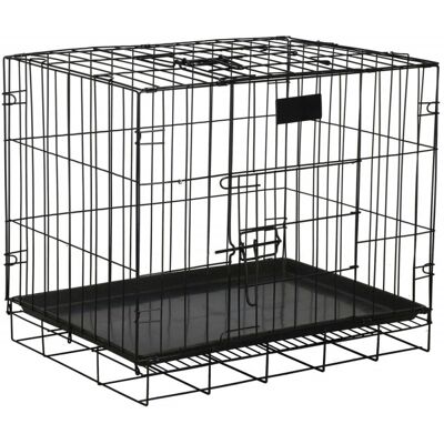Klec pro zvířata 60x50x42 cm, kovová SPRINGOS PA1019 Klec pro zvířata 60x50x42 cm, kovová SPRINGOS PA1019