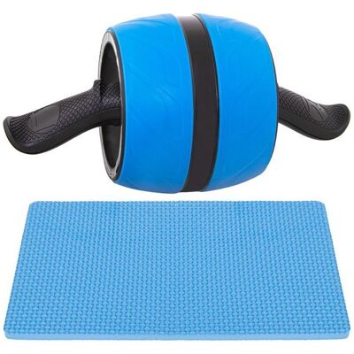 Posilovací kolečko SPRINGOS AB ROLLER modré + podložka Posilovací kolečko SPRINGOS AB ROLLER modré + podložka