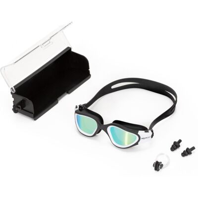 Springos Plavecké brýle set AQUAGET AQ0011 černo-bílé Springos Plavecké brýle set AQUAGET AQ0011 černo-bílé
