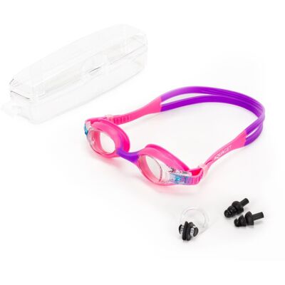 Springos Dětské plavecké brýle set AQUAGET AQ0015 růžové Springos Dětské plavecké brýle set AQUAGET AQ0015 růžové