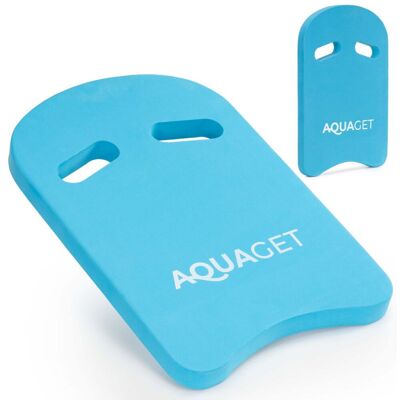 Springos Plavecká deska s úchyty 44x29x3 cm AQUAGET AQ0058 modrá Springos Plavecká deska s úchyty 44x29x3 cm AQUAGET AQ0058 modrá