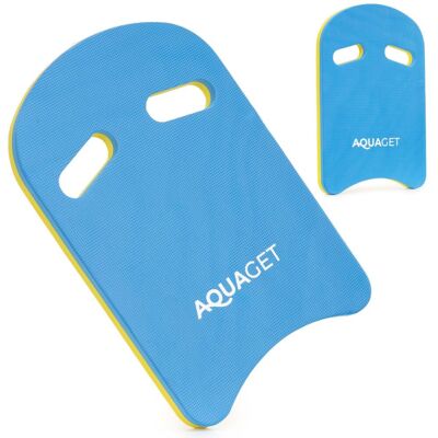 Springos Plavecká deska s úchyty 43x28x3 cm AQUAGET AQ0059 modro-žlutá Springos Plavecká deska s úchyty 43x28x3 cm AQUAGET AQ0059 modro-žlutá