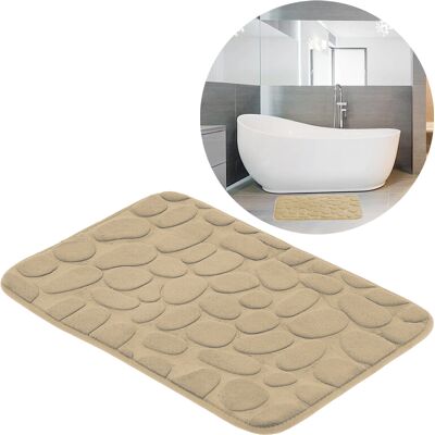 HomeLife Koupelnová předložka SOFT FOAM 40 x 60 cm obdélník, béžová, KP4060 HomeLife Koupelnová předložka SOFT FOAM 40 x 60 cm obdélník, béžová, KP4060