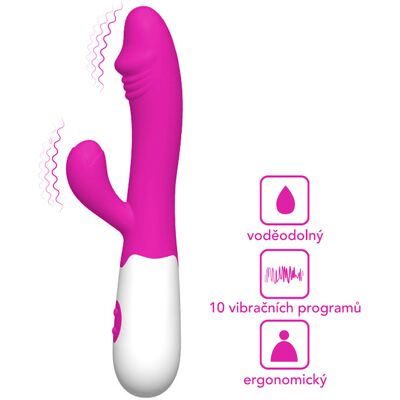 Wellife Vibrátor s výběžkem na klitoris EUPHORIA MF-8701 Wellife Vibrátor s výběžkem na klitoris EUPHORIA MF-8701