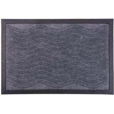 Magic Home Rohožka Waves, akryl, 40 x 60 cm - šedá Magic Home Rohožka Waves, akryl, 40 x 60 cm - šedá