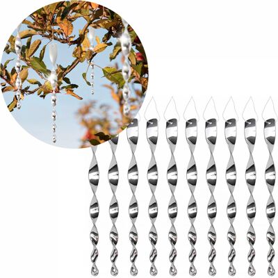 Garden King Plašič ptáků spirála 30 cm 10 ks, stříbrná SKH10 Garden King Plašič ptáků spirála 30 cm 10 ks, stříbrná SKH10