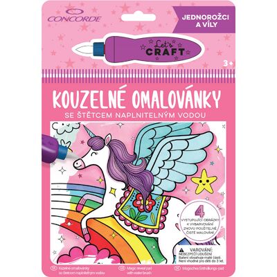 Concorde Kouzelné omalovánky - jednorožci a víly Concorde Kouzelné omalovánky - jednorožci a víly