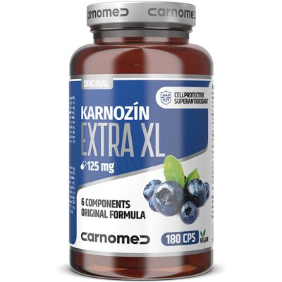 Carnomed Karnozín EXTRA XL 125 mg 180 cps Carnomed Karnozín EXTRA XL 125 mg 180 cps