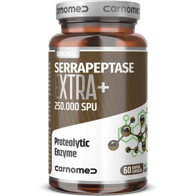 Carnomed Serrapeptase EXTRA+ 250.000 SPU 60 cps Carnomed Serrapeptase EXTRA+ 250.000 SPU 60 cps