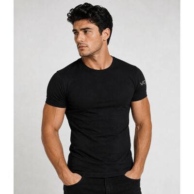 MERINOWOOL 01 pánské slim tričko s krátkým rukávem VoXX černá L MERINOWOOL 01 pánské slim tričko s krátkým rukávem VoXX černá L