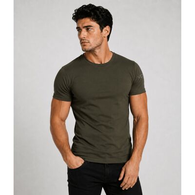 MERINOWOOL 01 pánské slim tričko s krátkým rukávem VoXX khaki M MERINOWOOL 01 pánské slim tričko s krátkým rukávem VoXX khaki M