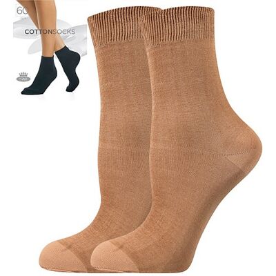Boma COTTON socks 60 DEN punčochové ponožky Lady B - 6 párů 35-38 béžová Dámské Boma COTTON socks 60 DEN punčochové ponožky Lady B - 6 párů 35-38 béžová Dámské