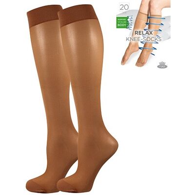 Boma RELAX knee-socks 20 DEN punčochové podkolenky Lady B - 6 párů UNI opal Dámské Boma RELAX knee-socks 20 DEN punčochové podkolenky Lady B - 6 párů UNI opal Dámské