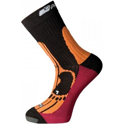 P MRN 8MB merino outdoorové ponožky Progress 39-42 černá / oranžová / bordo Pánské P MRN 8MB merino outdoorové ponožky Progress 39-42 černá / oranžová / bordo Pánské
