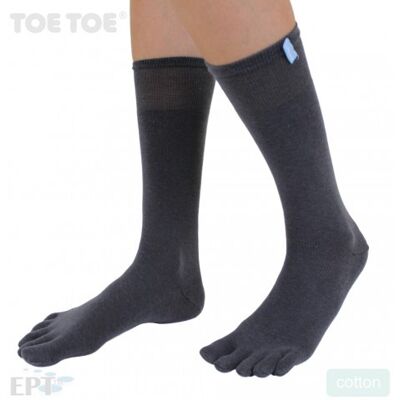 MEN PLAIN prstové ponožky ToeToe černá Pánské MEN PLAIN prstové ponožky ToeToe černá Pánské