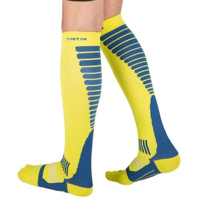 Compression Knee-High prstové kompresní podkolenky ToeToe žlutá M Pánské Compression Knee-High prstové kompresní podkolenky ToeToe žlutá M Pánské