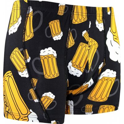 Lonka KEVIN pánské pivní elastické boxerky - PiVoXX černá XL Pánské Lonka KEVIN pánské pivní elastické boxerky - PiVoXX černá XL Pánské