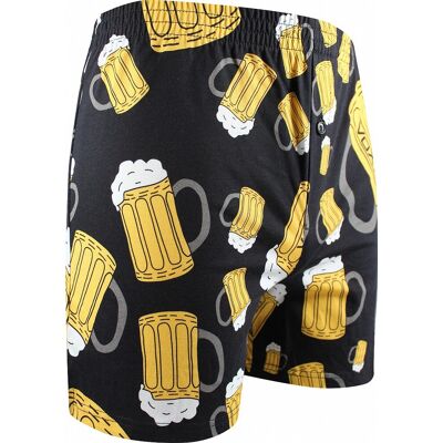 KARLOS pánské vzorované bavlněné trenýrky Lonka - PIVO černá M Pánské KARLOS pánské vzorované bavlněné trenýrky Lonka - PIVO černá M Pánské