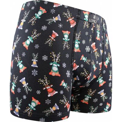 Lonka KEVIN pánské barevné elastické boxerky - SOBÍCI XXL Pánské Lonka KEVIN pánské barevné elastické boxerky - SOBÍCI XXL Pánské
