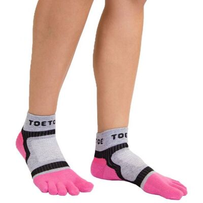 LIGHT RUNNER běžecké prstové ponožky ToeToe růžová M Pánské LIGHT RUNNER běžecké prstové ponožky ToeToe růžová M Pánské
