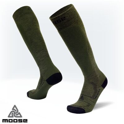 HUNTER LONG merino army outdoorové podkolenky Moose zelená XL Pánské HUNTER LONG merino army outdoorové podkolenky Moose zelená XL Pánské