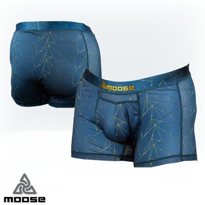 MIMOSA BOXER pánské funkční boxerky Moose tyrkysová XXL Pánské MIMOSA BOXER pánské funkční boxerky Moose tyrkysová XXL Pánské
