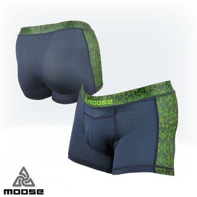 TABIT BOXER MEN pánské rychleschnoucí funkční boxerky Moose zelená XXL Pánské TABIT BOXER MEN pánské rychleschnoucí funkční boxerky Moose zelená XXL Pánské