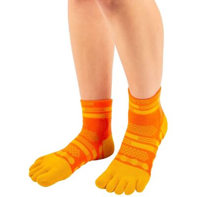 ALL SPORT TRAINER sportovní prstové ponožky ToeToe oranžová / žlutá M Pánské ALL SPORT TRAINER sportovní prstové ponožky ToeToe oranžová / žlutá M Pánské