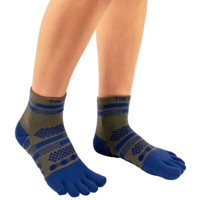 ALL SPORT TRAINER sportovní prstové ponožky ToeToe zelená / modrá M Pánské ALL SPORT TRAINER sportovní prstové ponožky ToeToe zelená / modrá M Pánské