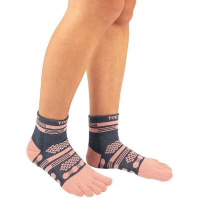ALL SPORT TRAINER sportovní prstové ponožky ToeToe fialová / růžová M Pánské ALL SPORT TRAINER sportovní prstové ponožky ToeToe fialová / růžová M Pánské
