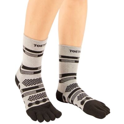 ALL SPORT ANKLE sportovní prstové ponožky ToeToe černá / šedá L Pánské ALL SPORT ANKLE sportovní prstové ponožky ToeToe černá / šedá L Pánské