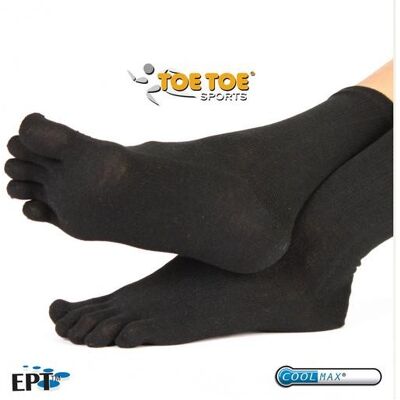 LINER ANKLE sportovní prstové ponožky ToeToe černá S Pánské LINER ANKLE sportovní prstové ponožky ToeToe černá S Pánské