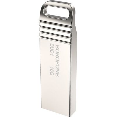 Flash disk Borofone BUD1 16GB stříbrný Flash disk Borofone BUD1 16GB stříbrný