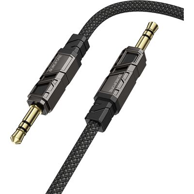 Kabel Borofone BL22 Dignity jack 3,5 mm - jack 3,5 mm 1m černý Kabel Borofone BL22 Dignity jack 3,5 mm - jack 3,5 mm 1m černý
