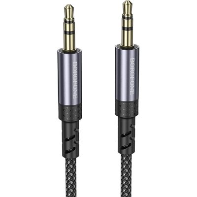 Kabel Borofone BL24 Graceful jack 3,5 mm - jack 3,5 mm 1m černý Kabel Borofone BL24 Graceful jack 3,5 mm - jack 3,5 mm 1m černý