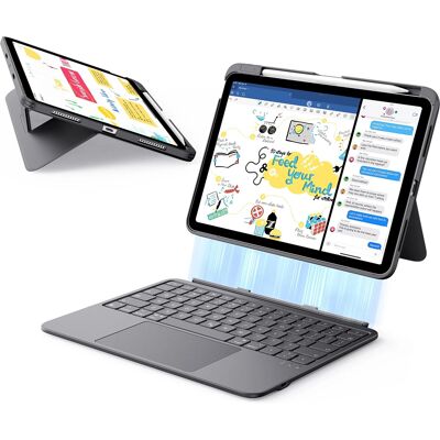 ESR Flex Keyboard Case pro iPad 10 2022 10.9 11 2025 tmavě šedá ESR Flex Keyboard Case pro iPad 10 2022 10.9 11 2025 tmavě šedá