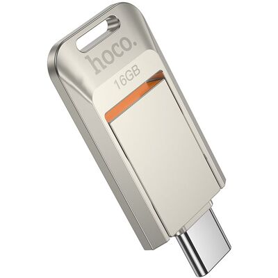 Flash disk Hoco UD17 USB 3.0 USB-C 16 GB niklový Flash disk Hoco UD17 USB 3.0 USB-C 16 GB niklový