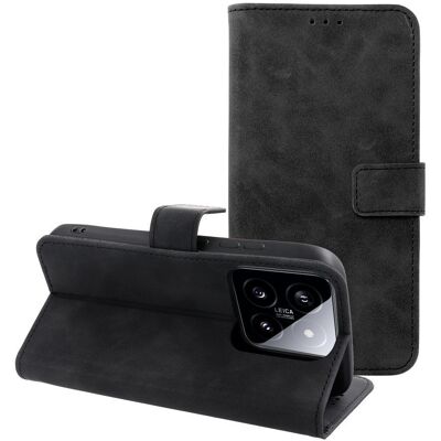 TopQ Pouzdro pro Xiaomi 14 Tender Book černé TopQ Pouzdro pro Xiaomi 14 Tender Book černé