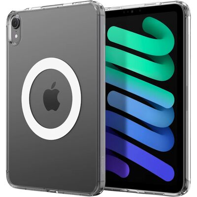 Spigen Ultra Hybrid MagFit ACS11623 kryt pro iPad mini 6 (2021) / iPad mini 7 (2024) průhledný bílý Spigen Ultra Hybrid MagFit ACS11623 kryt pro iPad mini 6 (2021) / iPad mini 7 (2024) průhledný bílý